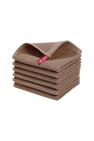 Besthome1 Vakum Seti Petek Waffle Mutfak Temizlik Saf Pamuklu Bulaşık Yıkama Havlusu, Temizlik Bezi, Kare Havlu, Silme Bezi, Ko