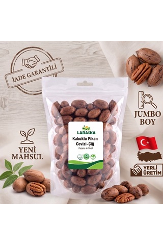 Kabuklu Pikan Cevizi Çiğ 1kg Katkı Maddesiz Yerli Jumbo - Pecans İn Shell Aile Boyu Avantajlı Paket 1 KG