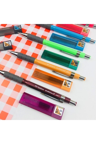Tombow Sh-300 Grip Mekanik Versatil Kalem 0.7 Mm Koyu Pembe