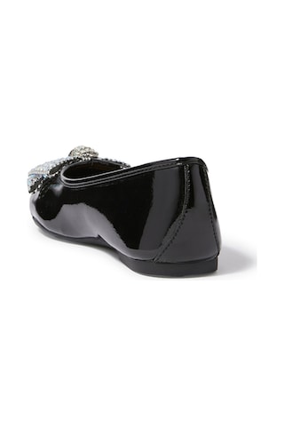 Kurt Geiger Çocuklar Için Mini Şahin Kemerli Balerin Ayakkabılar Siyah