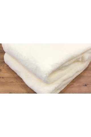 Royam Mevsim Home Çift Kişilik Wellsoft Polar Battaniye Kutulu 200 X 220 Krem