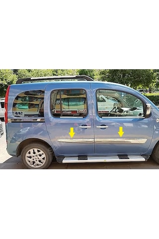 Renault Kangoo 2 Krom Yan Kapı Çıtası 4 Kapı 2008 -2011 P.çelik