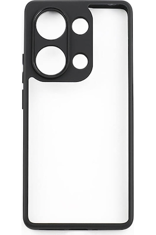 Nourthkiingdom Redmi Note 13 Pro 4g Kılıf Kamera Korumalı Şeffaf Arka Yüzey Nrtk New Roll Kapak - Siyah Siyah