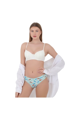 Kadınlar İçin Şıklık Ve Konforu Bir Arada Sunan Desenli Pamuklu Külot Renkli Çok Renkli