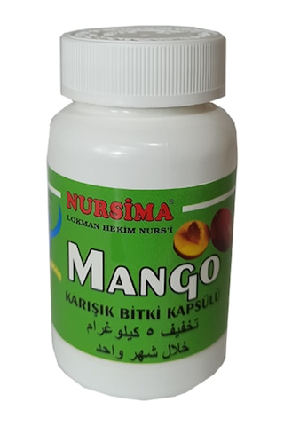 Nursima Mango Karışık Bitki Kapsülü 60 Kapsül