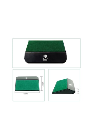 Qingmipy Golf Denge Pedalı - Vuruş Seviyenizi Artırın, Vücut Gücünü Etkili Kullanın, Dayanıklı Plastik Yapı Siyah