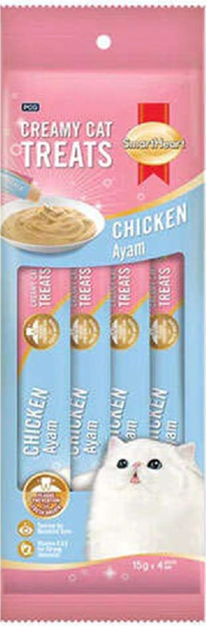 Smart Heart Tavuklu Krema Kedi Ödülü 4x15 Gr