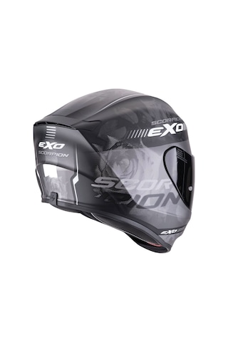 Scorpion Exo 391 Ava Kapalı Motosiklet Kaskı Mat Siyah Gümüş