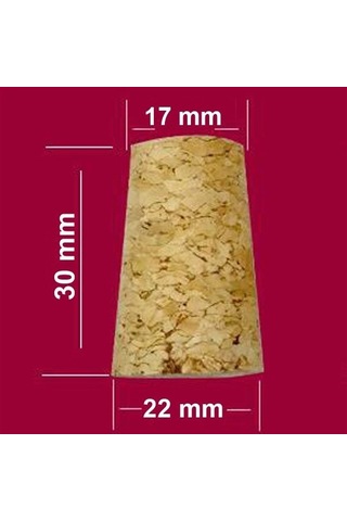 100 ADET Avşar Soda Şişesine Uyumlu Konik Mantar Tıpa