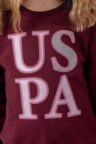 U.S. Polo Assn. Kız Çocuk Baskılı Mor Uzun Kol Eşofman Takımı Us2712-c-v2 Us2712-c-v2