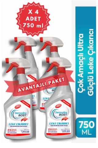 4 Lü Bost Leke Çıkarıcı 4x750ml
