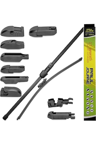 Tesla Model Y 2021-2024 2'li Ön Cam Sileceği Sağ Sol Silecek Takımı Aparatlı Silecek