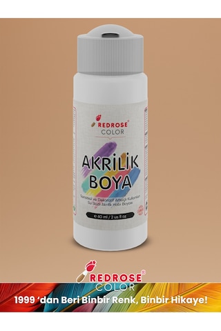 Red Rose Beyaz Akrilik Boya 60 ML