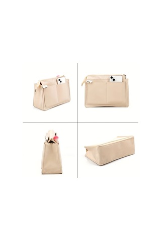 Fochsia Minyon Beyaz Renk S Boyutlu Büyük Cep Katlanır Nylon El Çantası Saklama Torbası Gümüş Eskitme