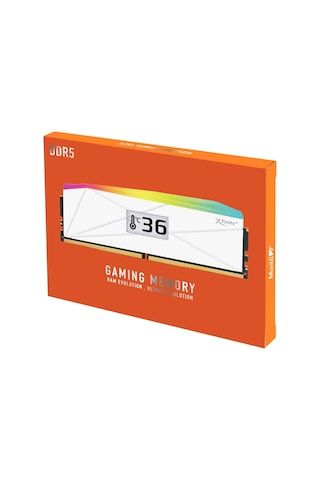 Manta Xfinity+ Oled Argb 32gb 2x16gb Ddr5 6400mt/s Cl32 1.4v, Intel Xmp 3.0, Sk Hynix Ic, Beyaz Masaüstü Bellek Ram
