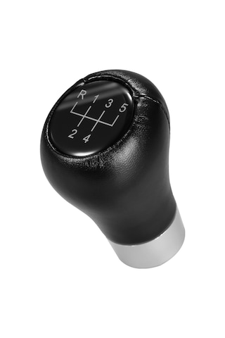 Geeksen Bmw 3/5/6 Serisi E30/e34/e36/e38/e39/e46/e60/e90 İçin 5 Vites Manuel Vites Topu - Kolay Kurulum, Direk Değişim, Dayanıklı Pu Deri Siyah
