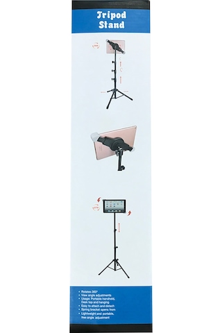 Nettech Pc-Tablet 7-12 Inch Aliminyum Multi-Function Tripod Stand