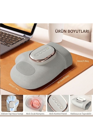 Sunup Sn-30763 Isı Kompresyonlu Akıllı El Masaj Cihazı
