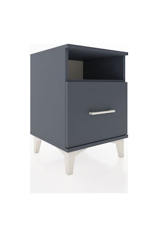Hyperion Komodin Tek Raflı Tek Çekmeceli 44x44x64 Antrasit-an... Antrasit