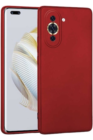 Zore Huawei Nova 10 Pro Kılıf Msra Premier Silikon Kapak - Kırmızı Kırmızı