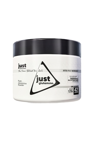 Just Nutrition L-glutamine 126 Gr Glutamin 42 Servis + Shaker + Protein Kahve Hediyeli Aromasız