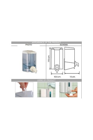 Omniwash Sd-400 5 Litre Köpük El Sabunu Ve 1000 Ml Dispenser Seti Şeffaf