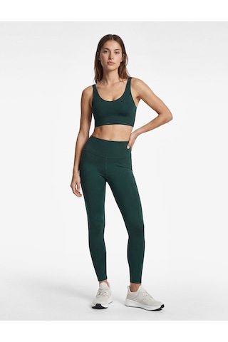 Koton Slim Fit Kolsuz U Yaka Sporcu Sütyeni Yeşil 6wak30025nk Yeşil