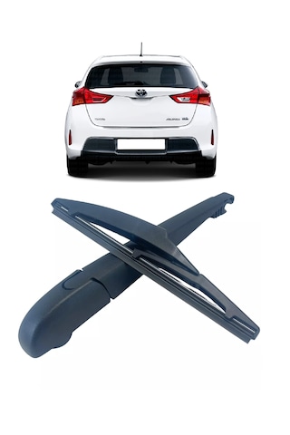 Toyota Auris 2012--2018 Uyumlu Arka Cam Silecek Kolu Ve Süpürgesi Kapak Takım 8524213060