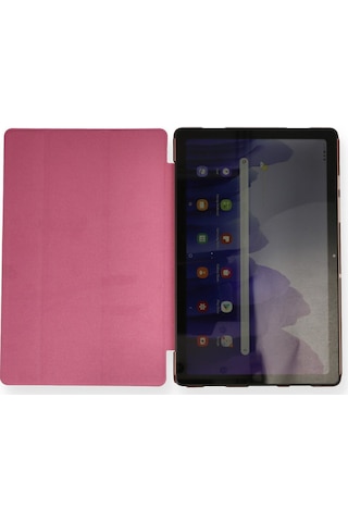 Hemengo Samsung Galaxy Uyumlu T870 Tab S7 11 Kılıf Tablet Smart Kılıf - Pembe Hmngobzs