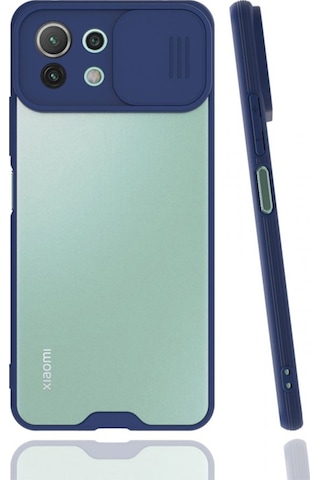 Nettech Xiaomi Mi 11 Lite Uyumlu Platin Kamera Kızaklı Arka