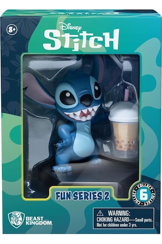 Yume Toys Disney Lilo-stitch Figürü Stitch With Bubble Tea 19740