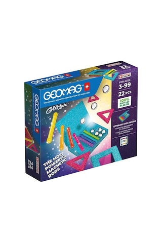 Geomag Glitter Manyetik Çubuklar 22 Parça