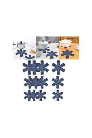 Suntek Magideal 12 Adet Kaymaz Ped Pot Tava Koruyucular Yapışmaz A-gri