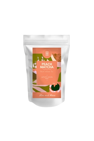 Peach Matcha - Şeftali Aromalı Matcha, 50 Gr