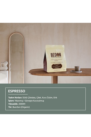Begon Kahve Nord Kivu Premium Espresso Çekirdek Kahve 250 G