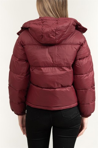 Calvin Klein Essential Midweight Puffer Kadın Mont-10836 Kırmızı