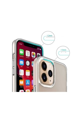 Apple Uyumlu iPhone 14 Pro Max Kılıf Zore Gard Silikon Renksiz