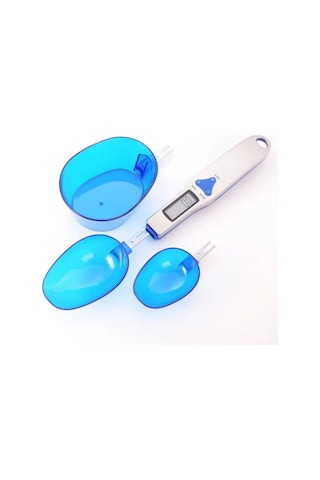 Aubyhe Dijital Mutfak Kaşık Terazi, 500g/0.1g Hassasiyetli, 3 Çıkarılabilir Kadeh, Lcd Ekranlı, Katı-sıvı Ağırlık Ölçer, G/oz/gn/ct Birimleri Diğer