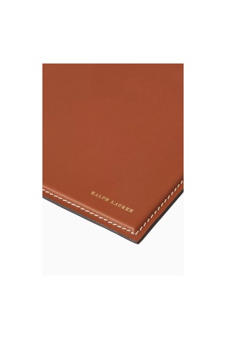 Ralph Lauren Small Brennan Deri Blotter Pratik Ofis Gereçleri Kahverengi
