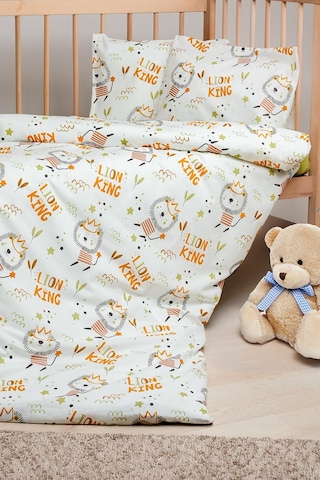 Cotton Collection Pamuk Bebek Nevresim Takımı Lion
