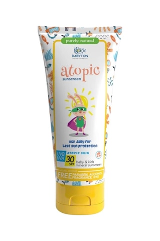 Babyton Atopik Ciltler İçin Güneş Koruyucu Krem 100ml