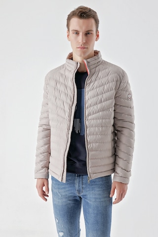 Morven Erkek Beyaz Su İtici Rüzgar Geçirmez Dynamic Fit Rahat Kesim Şişme Mont 25ks024001600 Beyaz