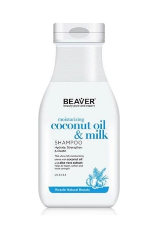 Beaver Coconut Oil & Milk Shampoo Hindistan Cevizli Şampuan 350 ML