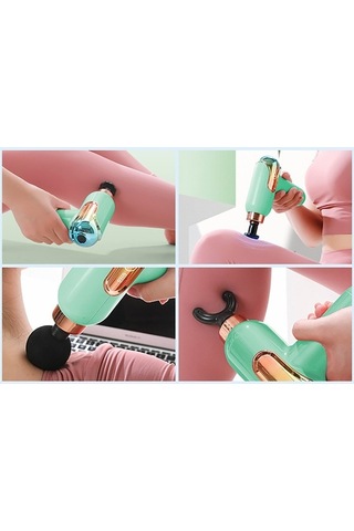 Wondernest Tabancası, Derin Doku Masajı İçin Profesyonel Kas Ve Lichen Rahatlatan Yeşil