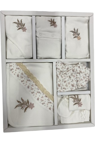 Babydoll Hastane Çıkışı 10lu Bebessi Ekru-11132 Ekru