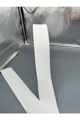 5.5 Cm Petekli Lastik-beyaz-5 Metre