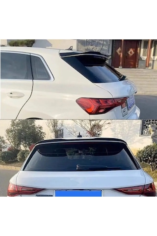Audi A3 Hb 2021+ Spoiler Pianoblack İthal Abs Plastik