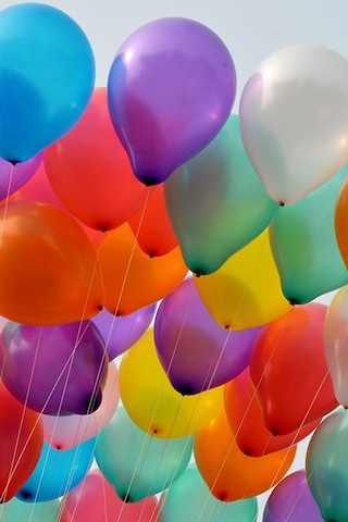 50 Adet Renkli Balon Karışık Renk Süsleme Balonu 50 Adet Karışık