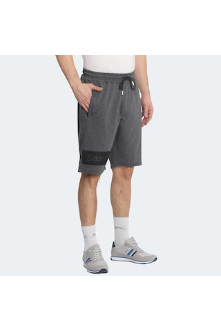 Slazenger NUKA Erkek Cepli Kapri Koyu Gri Şort