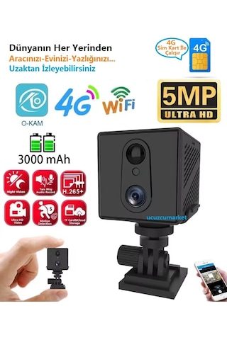 Güvenlik Kamerası 4g Sim Kart Ile Çalışır - Dünyanın Her Yerinden İzleme İmkanı